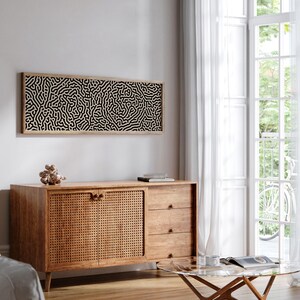 Long Horizontal Wall Art, Huge 3x9 Feet Panoramic Print, Mid Century Modern Wall Art Over the Bed, Above Couch Art, Above the Bed Decor