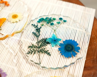 Epoxy Coaster, Cadeau d’anniversaire unique pour elle, Idée cadeau de fiançailles, Sous-verres en résine, Sous-verres modernes, Plateau à bijoux, Cadeau pour elle