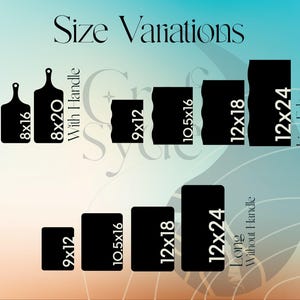 Personalized Mother's Day Gift, Custom Resin Epoxy Cutting Board, Grandmom Gifts, Mom Gift Idea, Mother in Law Gifts, Ocean Serving Board image 9