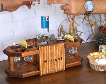 Planche à shots de tequila personnalisée, cadeau de mariage, cadeau de fiançailles, cadeau pour la mariée, cadeau de jeunes mariés, cadeau tequila, cadeau de Noël personnalisé pour couple