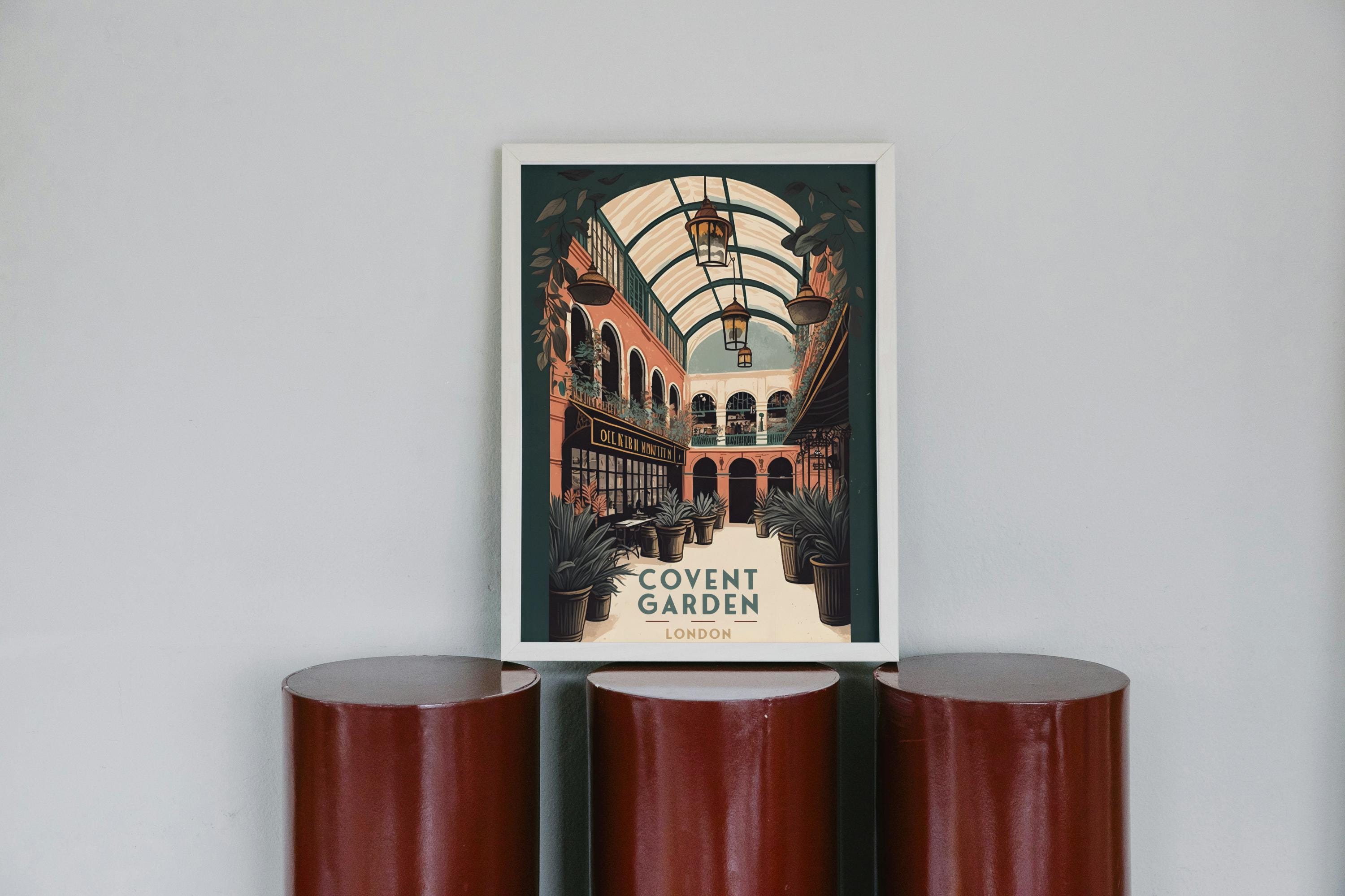 Covent Garden Print | London Poster | West End Wall Art | Digital Download