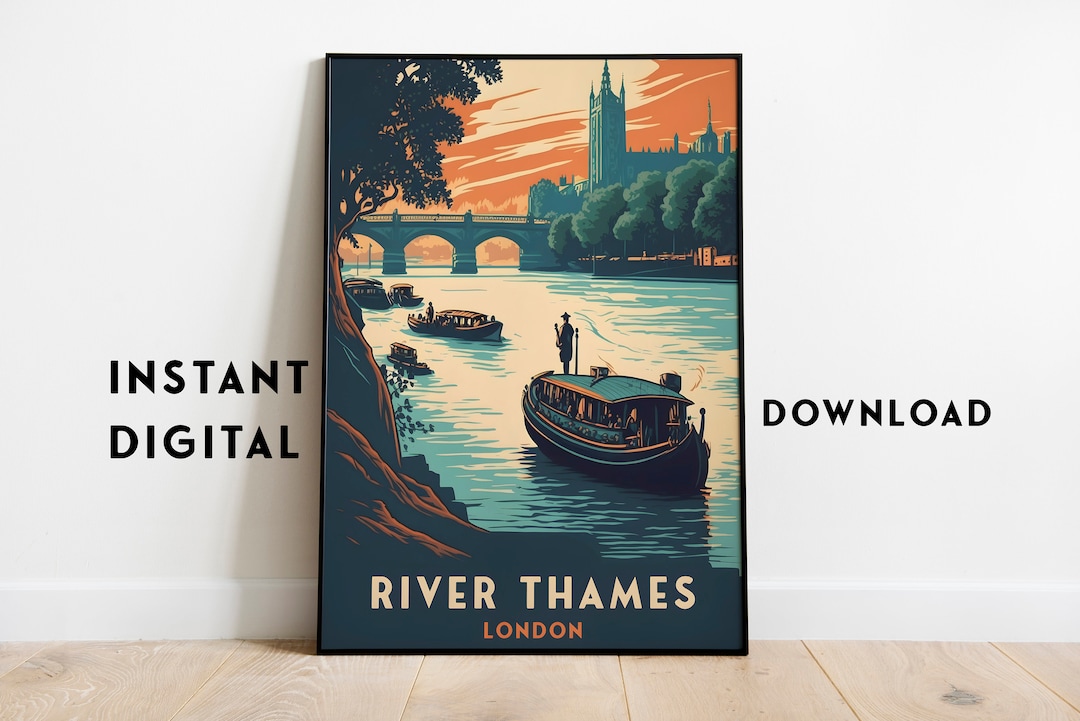 river-thames-uk-travel-poster-vintage-wall-art-instant-download-etsy