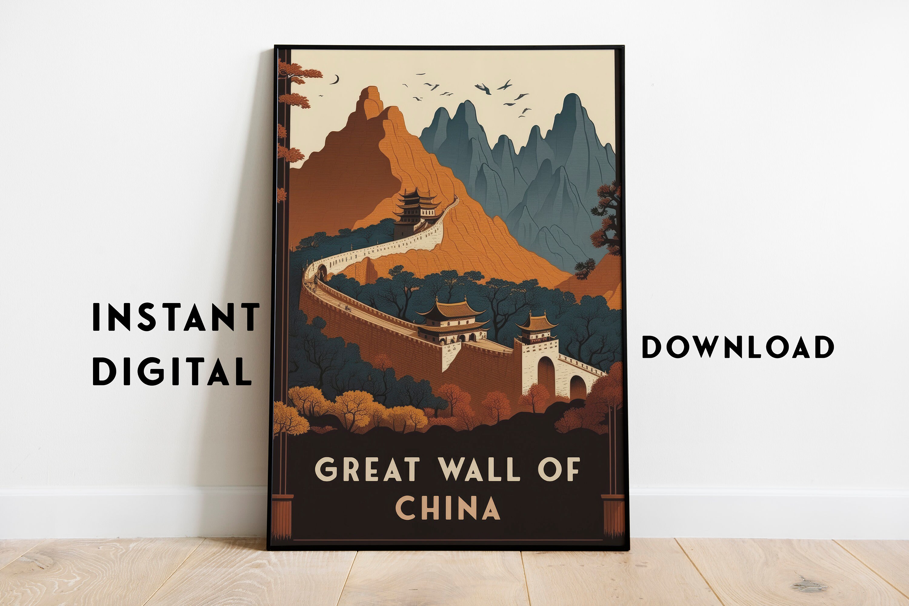 Chinese Great Wall Painting Great Wall 1026004, 97cm x 180cm(38〃 x 70〃)