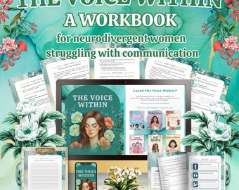 The Voice Within: Assertive Communication Workbook For ADHD & Autistic Women | Positive Affirmations | Mental Health | Printable PDF