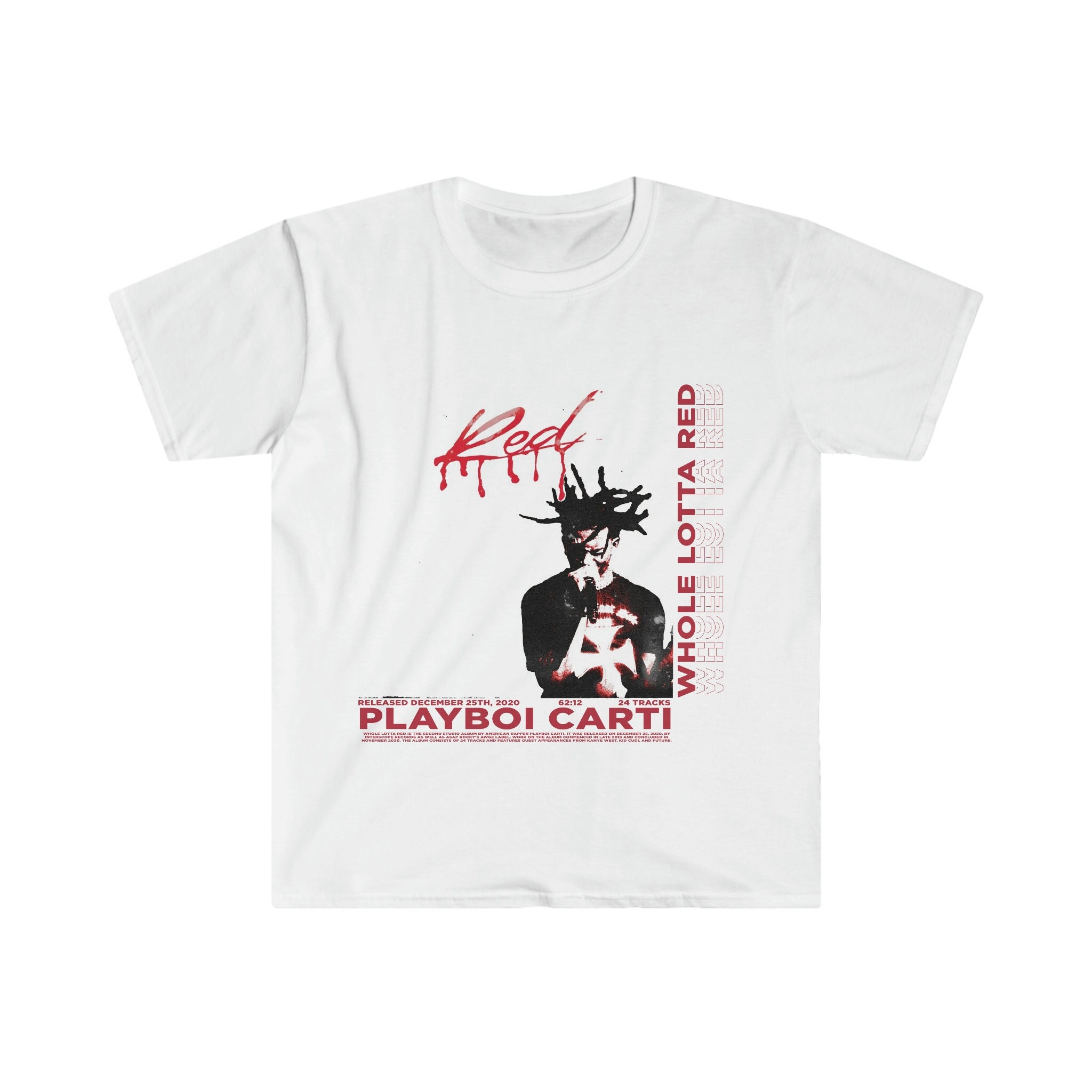 Whole Lotta Red Album Cover Shirt / Playboi Carti Shirt / Whole Lotta ...