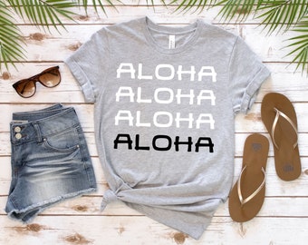 Aloha Unisex T-shirt, Hawaii Aloha Tshirt, Aloha Tshirt für Frauen, Aloha Tshirt für Männer