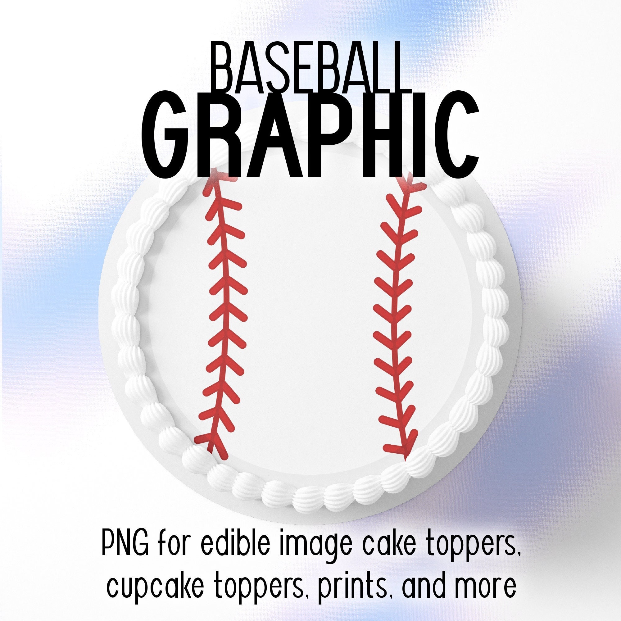 Baseball Cake Topper Birthday Sports Themed Digital Download for ...