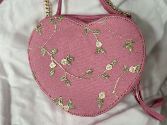 Floral heart purse - image 3