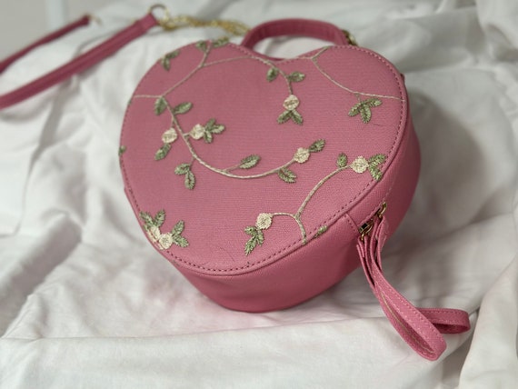 Floral heart purse - image 1