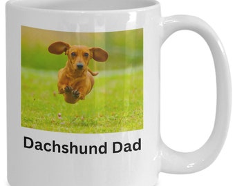 Dachshund dad mug