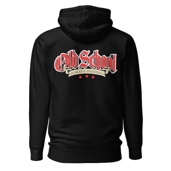 Felpa con cappuccio premium vecchia scuola, musica Oldies, abbigliamento Lowrider, camicie Cholo, abbigliamento Chicano, abiti in stile messicano, stile latino, stile Cholo