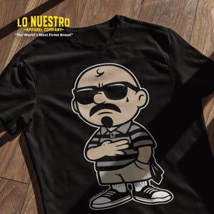 Cholo Brown Tshirt, Chicano Style Shirt, Lowrider Apparel, Cholo Shirts, Chicano Clothing, Vintage Chicano Clothes, Graphic Style Tee