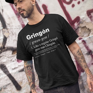 Gringon Premium Tshirt, Funny Shirt, Fathers Day Gift, Lowrider Shirts, Gringo Dad Clothes, Chingon Shirt, Cholo, Viclero, Oldies Music