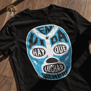Luchador Mask Shirt, Lucha Libre Shirt, Mexican Wrestling T-shirt for Him, Lucha Libre Wrestler Mask, Gifts for Lucha Libre Fans,