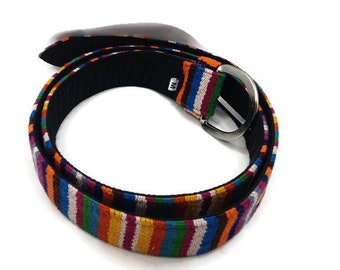 Unisex Peruvian Belt Handmade Andean Mountains Cusco