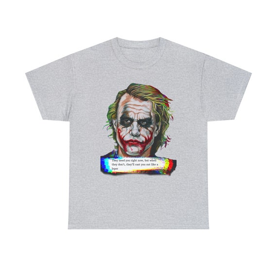 Joker Shirt Joker T-shirt Design Mens T Shirt - Etsy