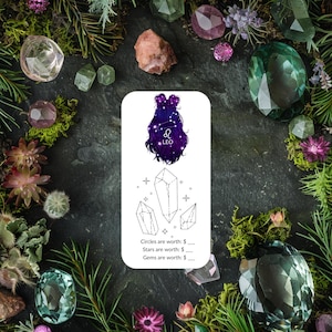Zodiac Leo Laminated Savings Challenge | Budget Binder Cash Envelope | Physical Tracker | Choose your own amount | Gemstone and Crystals