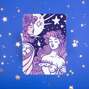 Laminated Galaxy Goddesses Scratch off Savings Challenge | A5 Budget Binder Cash Envelope Insert | Physical Tracker hundred fifty celestial