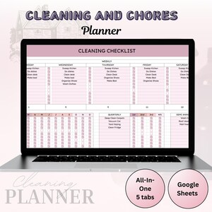 Cleaning Planner, Cleaning Checklist, Cleaning Schedule, Weekly House Chores, Adhd Clean Home, Monthly, Household Planner Printable