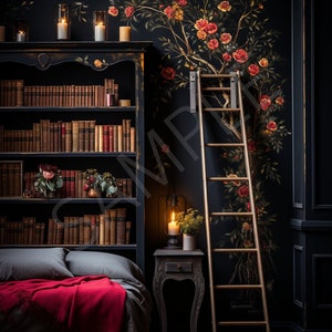 Cozy Home Library