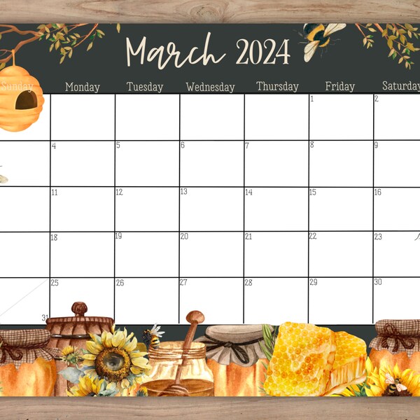 2024 Saint Calendar Etsy