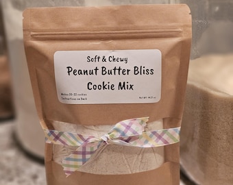 Peanut Butter Bliss Cookie Mix | Soft Classic Cookies, Small Batch Baking (14.21 oz)