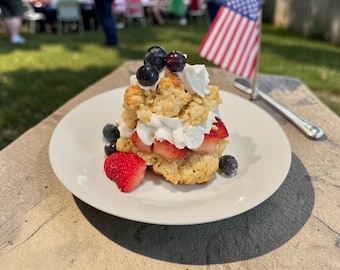 Strawberry Shortcake Mix, All Natural, Summer Dessert Baking Bag