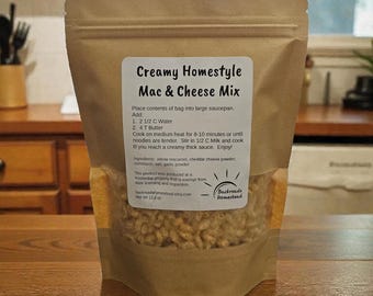 Mac and Cheese Dry Mix, Family Size, Homemade Macaroni Cheese