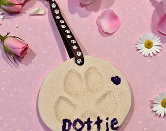 DIY Paw Print 2pk Kit: Dog or Cat Keepsake, Includes Paint, Kids Activity