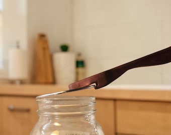 Wooden Mason Jar Lid Opener | Rustic Canning Farmhouse Kitchen Tool