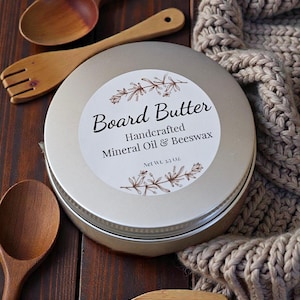 Board Butter | Food Safe Wood Conditioner, 3.5 oz Tin
