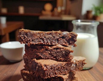 Double Chocolate Brownie Mix – Fudgy Homemade Dessert Gift, Small Batch Baking Kit