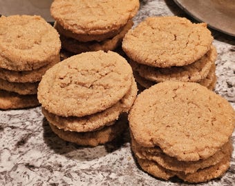 Peanut Butter Cookie Mix, Homemade Soft Cookies, Small Batch Baking Gift