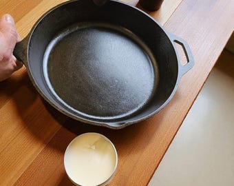 Curado de hierro fundido: cuidado totalmente natural para sartenes, ollas y sartenes.