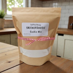 Snickerdoodle Keks-Mix | Selbstgemachter Stil | Echte Zutaten | Aluminiumfreies Backpulver | Macht28 Kekse | Geschenkfertig