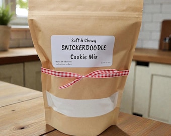 Snickerdoodle Cookie Mix | Homemade Style | Real Ingredients | Aluminum-Free Baking Powder | Makes28 Cookies | Gift Ready