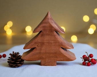 Christmas Tree / Handcrafted/ Cherry/ Homemade Decor