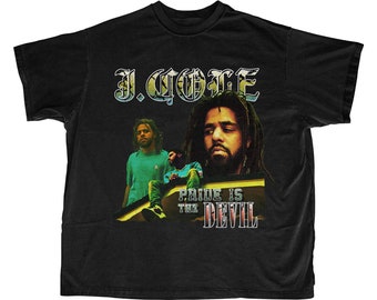 J Cole Pride is the Devil Graphic T-Shirt