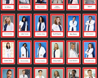 Guess Who Grey's Anatomy template