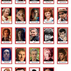 Guess Who Doctor Who template