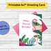 Printable Birthday Card Happy Birthday Card Flamingo Birthday Card ...