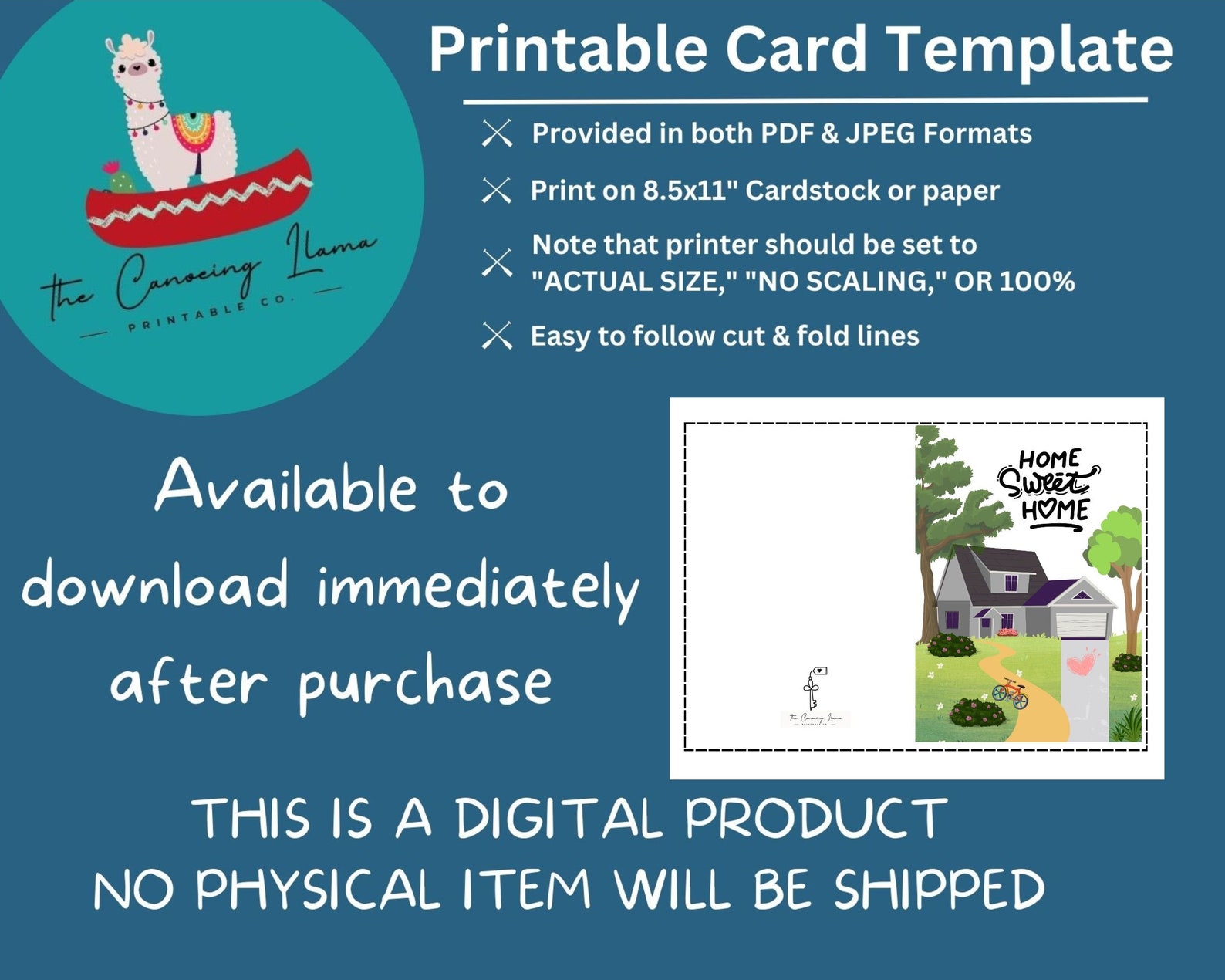 Congratulations on Your New Home Printable Card, Printable Card