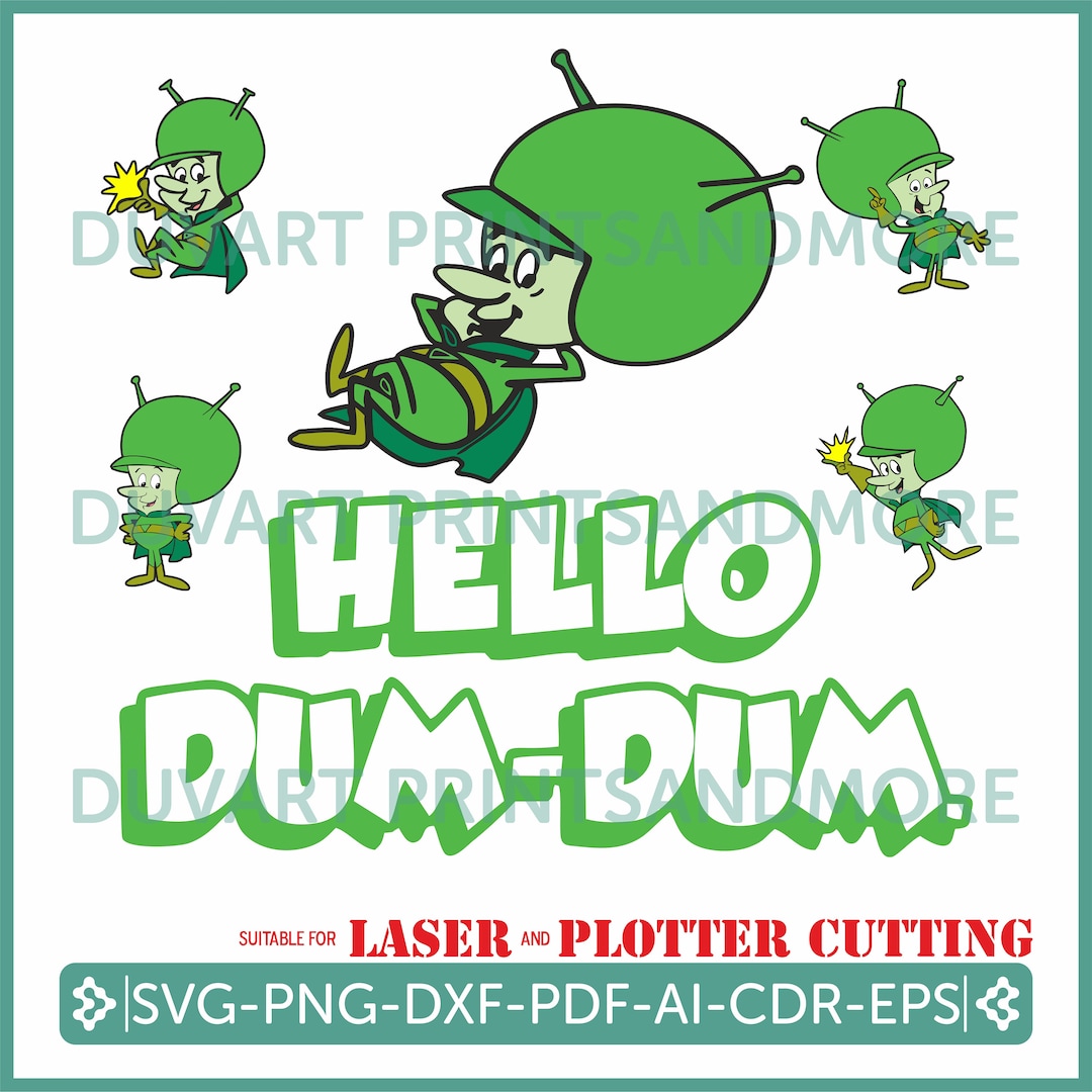 Great Gazoo Vector, Bundle, Clipart, Layered Digital File, Cricut(01)