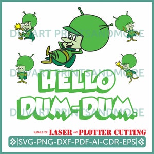 Great Gazoo Vector, Bundle, Clipart, Layered Digital File, cricut, Laser Cut, Plotter, Silhouette, tshirt, mug, ai, svg, cdr dxf png eps pdf