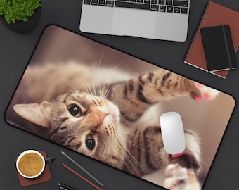 Cute Cat Mouse Pad Small, Medium, Large Gaming Mouse Pad - Muismat - Bureaumat - Gaming Desk Mat