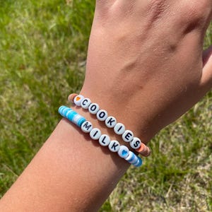 Milk & Cookies Best Friends Clay Bead Bracelet Set