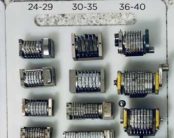 Vintage Letterpress Numbering Machines -- #2 (Miehle V50)