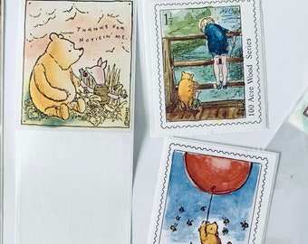 Vintage Sticker Sheets - Michel & Company - Winnie the Pooh (The Disney Company©)