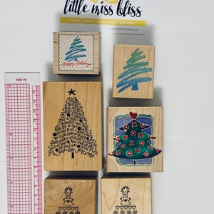 Tampons vintage - Sapin de Noël 4