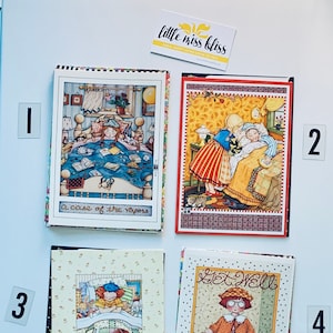 Cartes de voeux vintage Mary Engelbreit - Guérir bientôt, partie 1 • INUTILISÉ •